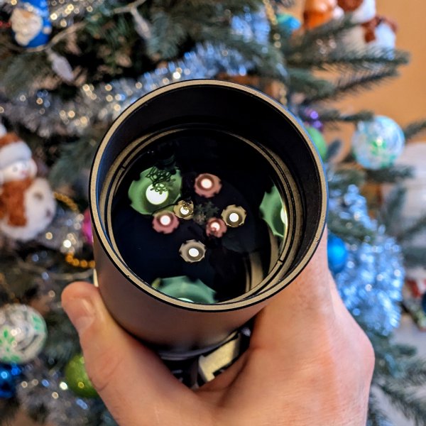 Блики от линз объектива