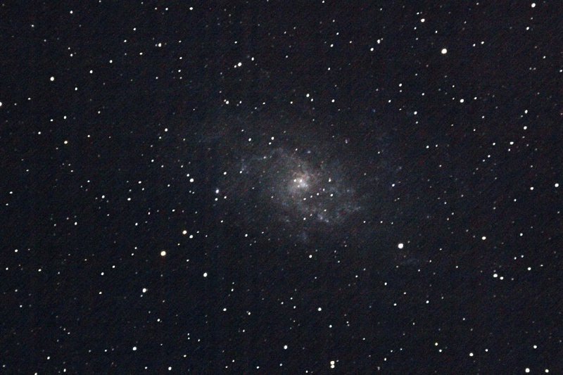 Галактика М 33 в созвездии Треугольника